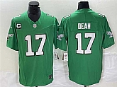 Men's Philadelphia Eagles #17 Nakobe Dean Green 2023 F.U.S.E. With C Patch Vapor Untouchable Stitched Jersey,baseball caps,new era cap wholesale,wholesale hats